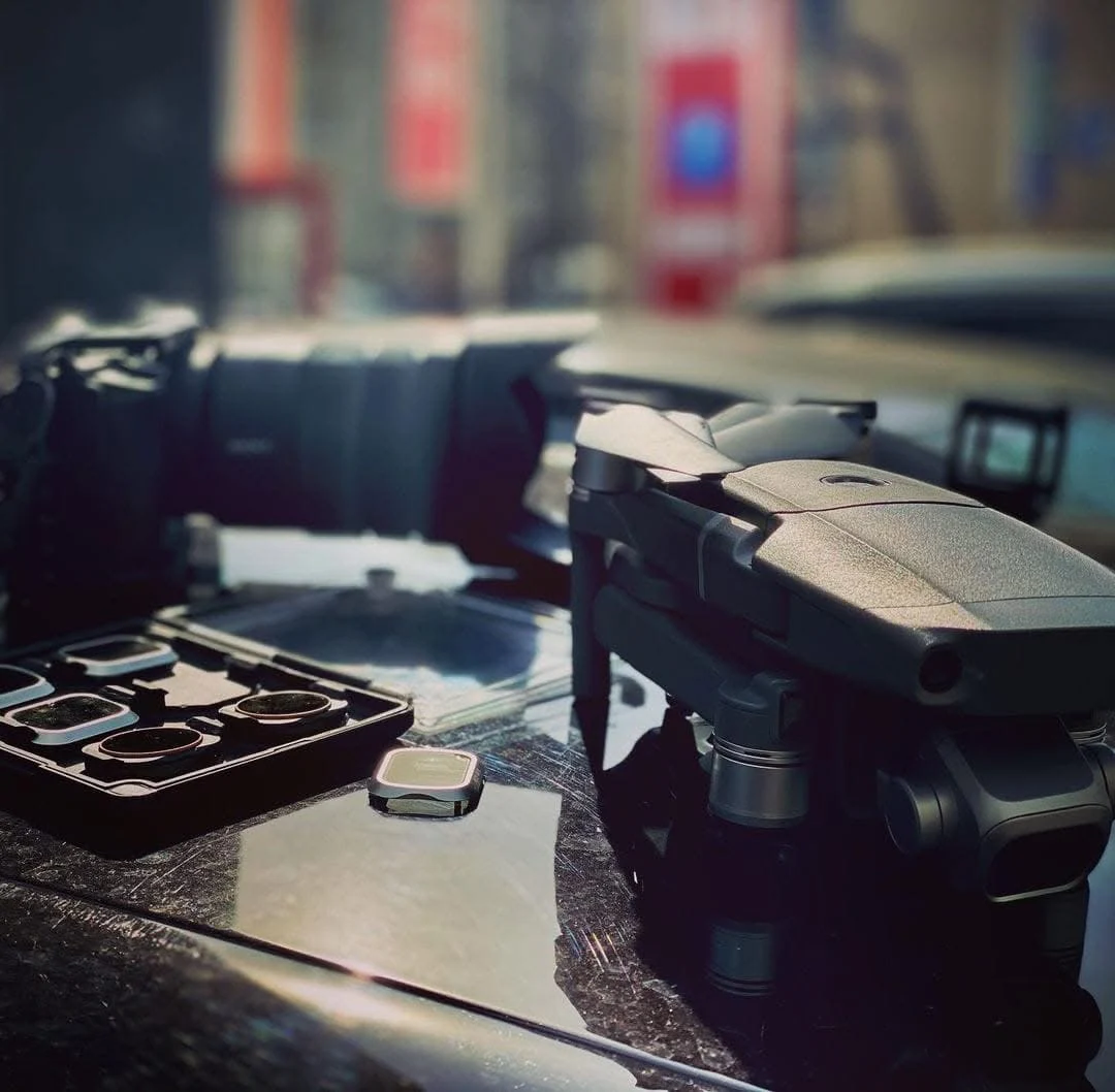 Camera equipment ready for a photography production